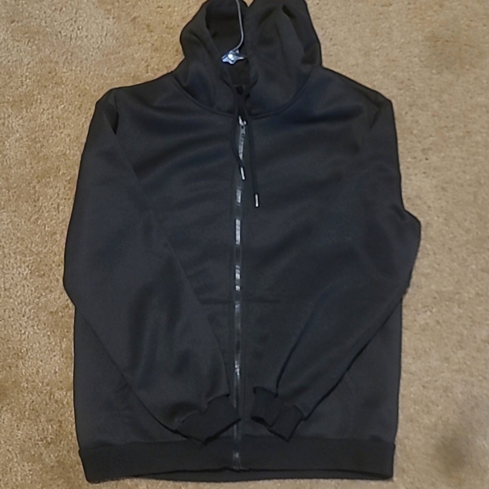 Black Zip Up Hoodie Jacket